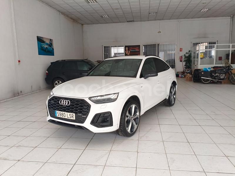 Blanco Usado 2021 Audi Q5 Sportback S-Line SUV | 38.499 € (Un poco caro) - Imagen 1/4