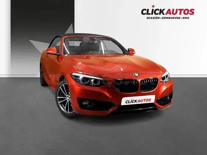 Usado BMW 218 Comfort Edition 136 CV (100 kW) 2021 Naranja Descapotable