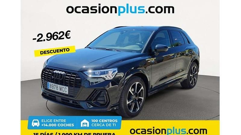 Negro Usado 2022 Audi Q3 S-Line SUV | 28.719 € (Buen precio) - Imagen 1/4