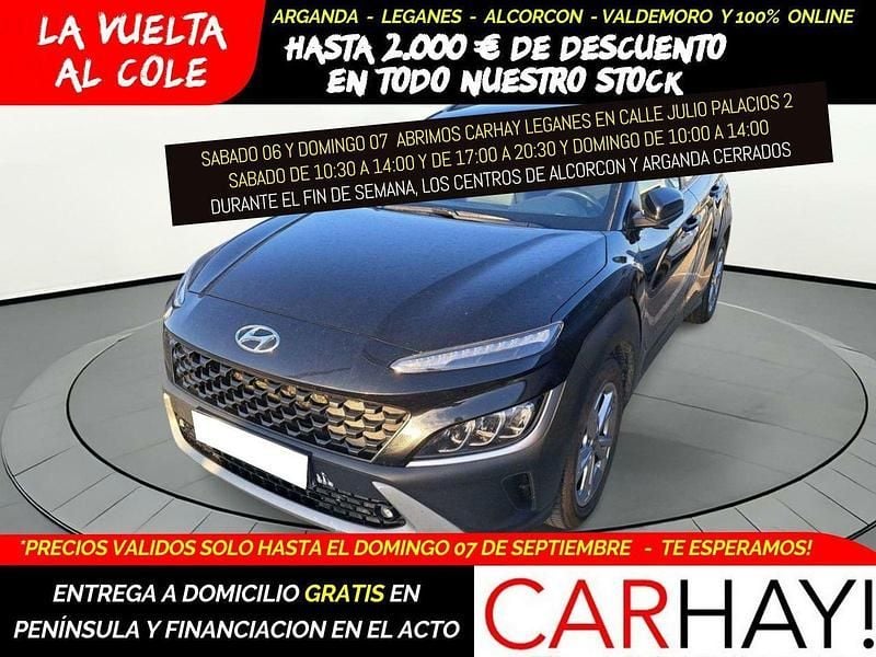 Negro Usado 2022 Hyundai Kona SUV | 13.890 € (Precio justo) - Imagen 1/4