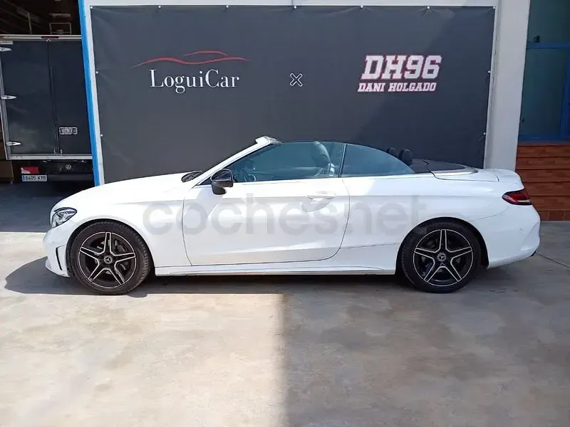 Usado Mercedes C200 184 CV (135 kW) 2018 Blanco Descapotable