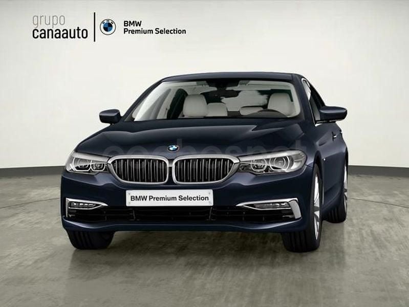 Usado BMW 520 Efficient Dynamics 190 CV (139 kW) 2017 Azul Berlina