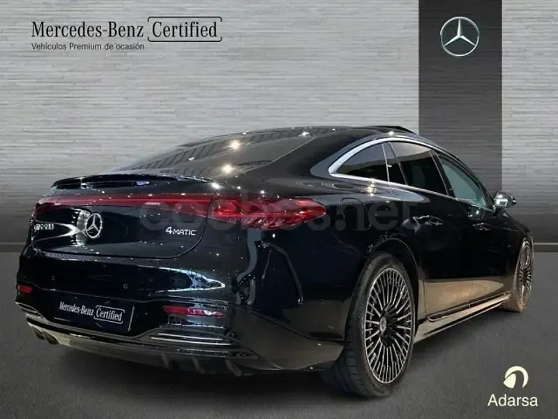 Usado Mercedes EQS580 400 kW (544 CV) 2021 Negro Utilitario