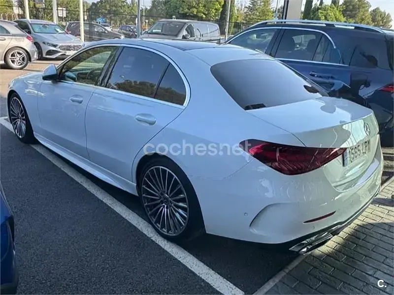 Usado Mercedes C220 200 CV (147 kW) 2021 Blanco Berlina