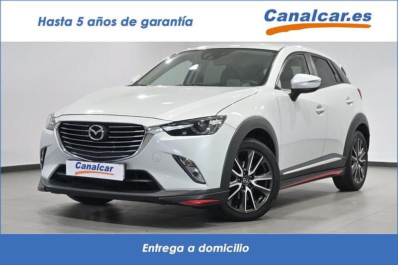 Gris Usado 2017 Mazda CX-3 Luxury SUV | 13.990 € (Precio justo) - Imagen 1/4