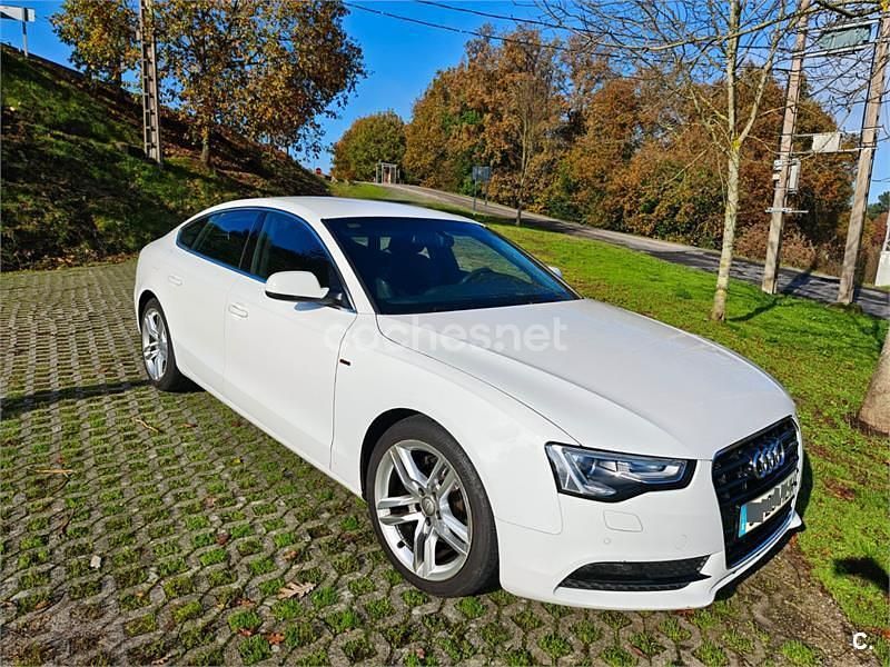 Blanco Usado 2012 Audi A5 Sportback S-Line Utilitario | 16.500 € (Precio justo) - Imagen 1/4
