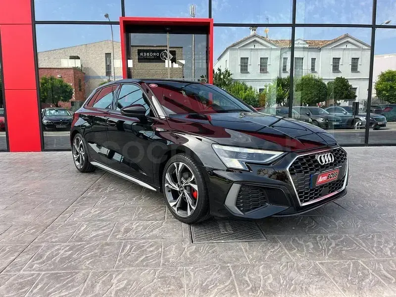 Usado Audi A3 S-Line 150 CV (110 kW) 2022 Negro Berlina