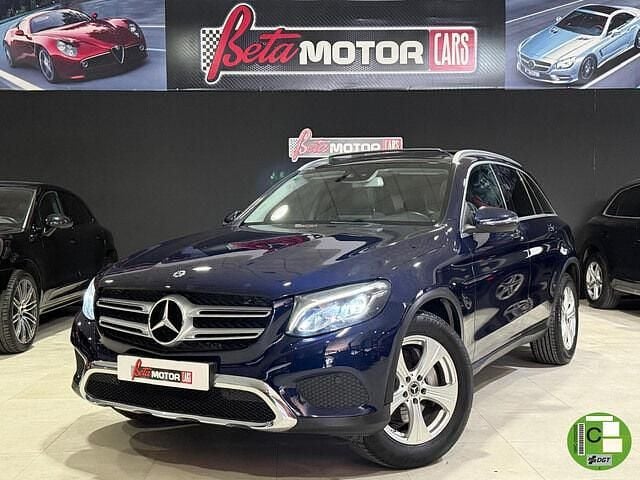 Usado Mercedes GLC220 170 CV (125 kW) 2018 Azul SUV