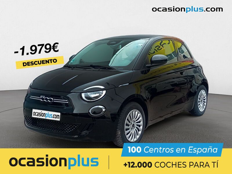 Negro Usado 2022 Fiat 500e Icon Utilitario | 14.490 € (Precio justo) - Imagen 1/4
