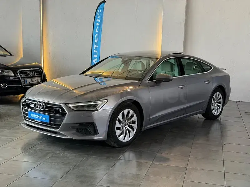 Usado Audi A7 Sportback S-Line 340 CV (250 kW) 2018 Gris / plata Utilitario
