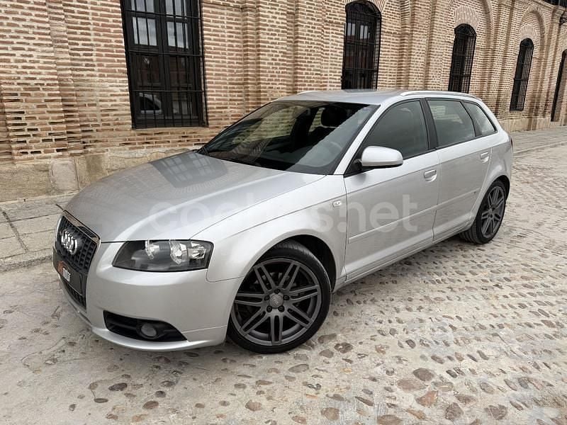 Gris / plata Usado 2008 Audi A3 S-Line Berlina | 7990 € (Precio justo) - Imagen 1/4