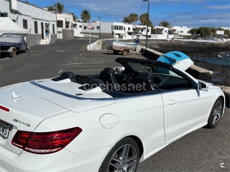 Usado Mercedes E220 Elegance 170 CV (125 kW) 2013 Blanco Descapotable