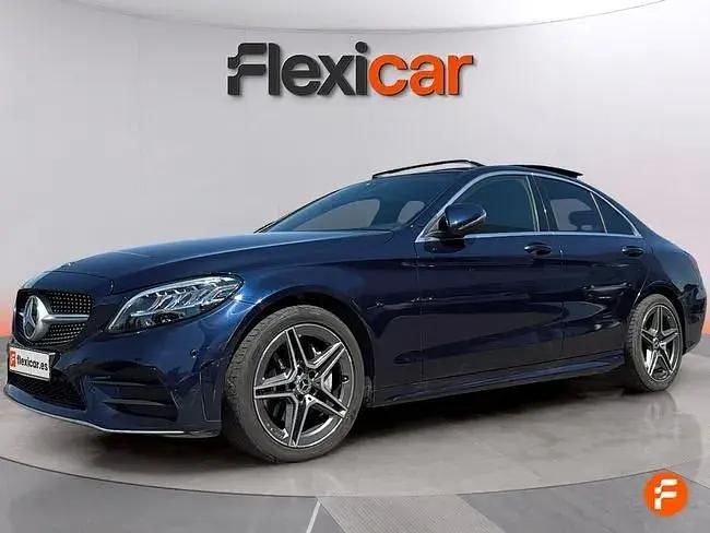 Usado Mercedes C200 160 CV (117 kW) 2020 Azul Berlina