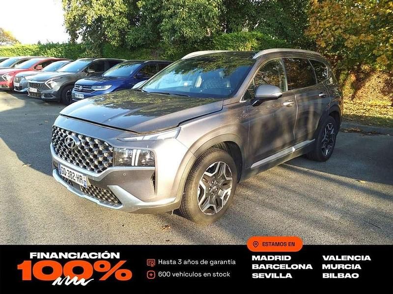 Gris Usado 2023 Hyundai Santa Fe Style SUV | 34.650 € (Precio justo) - Imagen 1/4