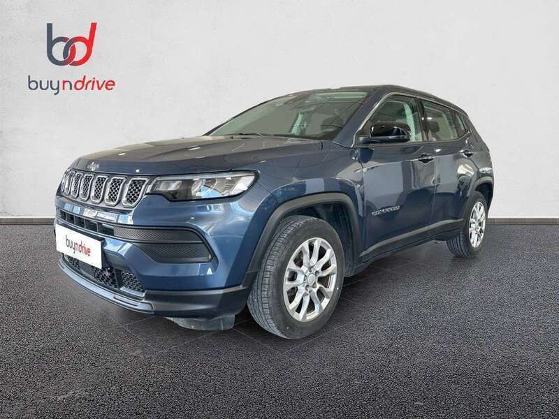 Azul Usado 2022 Jeep Compass Longitude SUV | 19.700 € (Precio justo) - Imagen 1/4