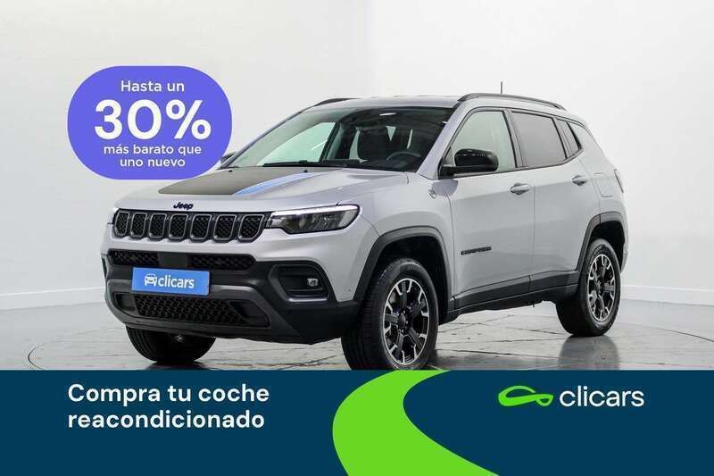 Gris Usado 2022 Jeep Compass Trailhawk SUV | 19.890 € (Super precio) - Imagen 1/4