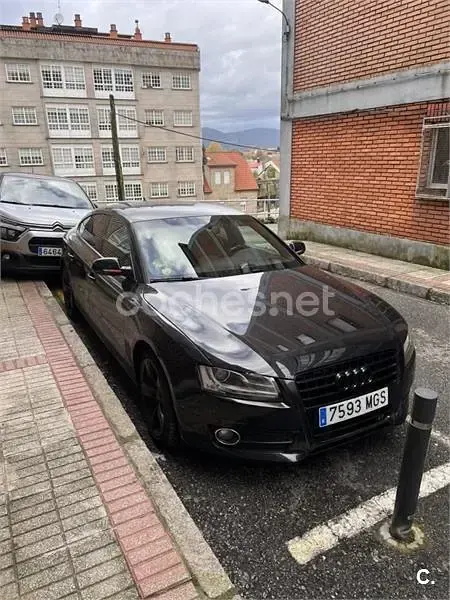 Usado Audi A5 Sportback S-Line 170 CV (125 kW) 2010 Negro Utilitario