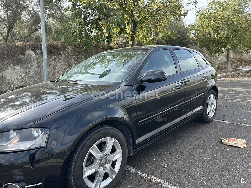 Usado Audi A3 Ambiente 105 CV (77 kW) 2010 Negro Berlina