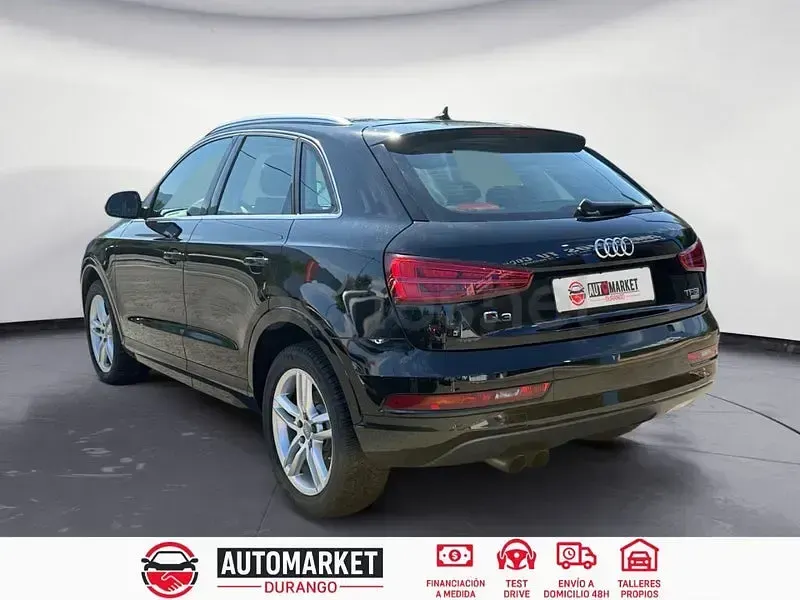 Usado Audi Q3 150 CV (110 kW) 2017 Negro SUV