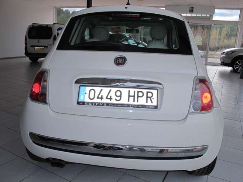 Usado Fiat 500 Lounge 69 CV (50 kW) 2013 Blanco Utilitario