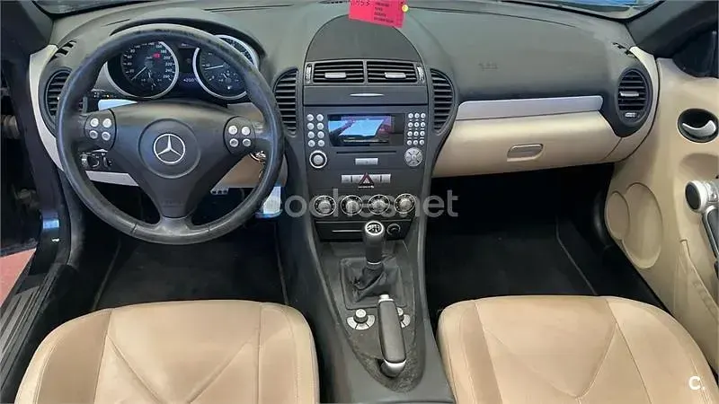Usado Mercedes SLK200 163 CV (119 kW) 2007 Negro Descapotable
