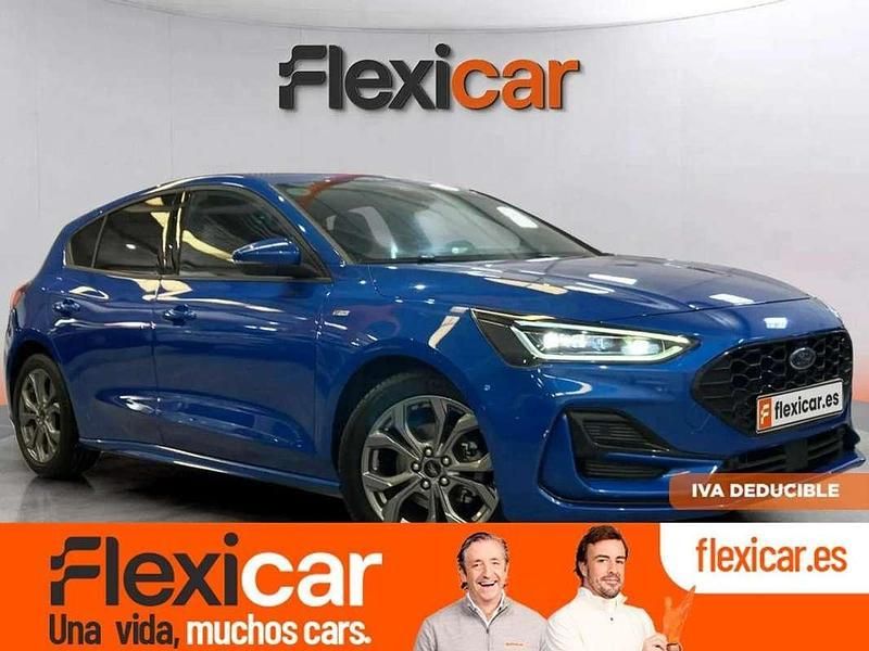 Azul Usado 2022 Ford Focus ST-Line Berlina | 15.790 € (Precio justo) - Imagen 1/4
