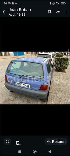 Usado Renault Twingo 55 CV (40 kW) 1995 Azul Utilitario