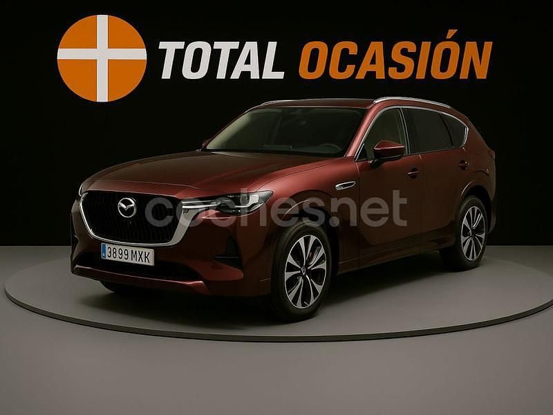 Rojo Usado 2024 Mazda CX-80 Takumi-Line SUV | 59.990 € (Precio justo) - Imagen 1/4