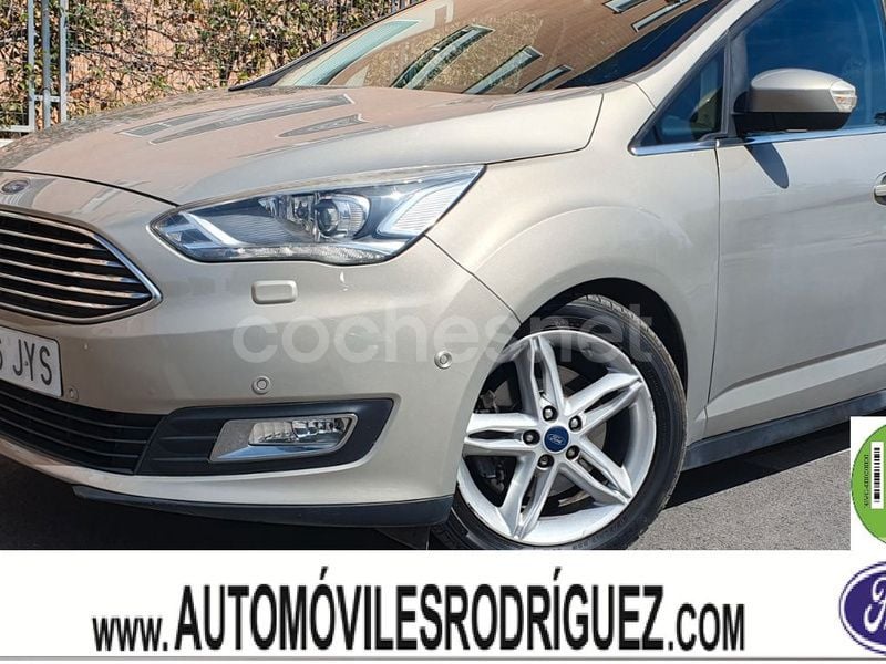 Beige Usado 2017 Ford Grand C-Max Titanium Monovolumen | 12.900 € (Un poco caro) - Imagen 1/4