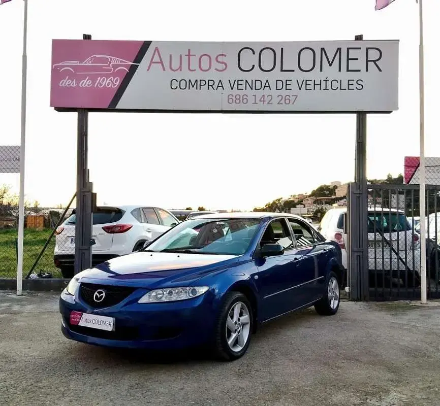 Usado Mazda 6 Active 136 CV (100 kW) 2003 Azul Berlina