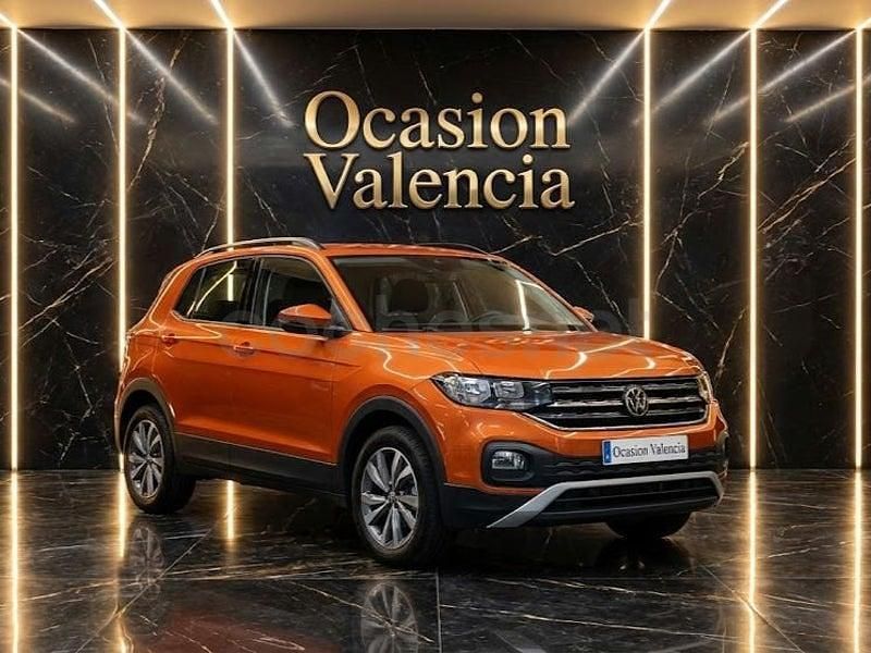 Usado VW T-Cross Advance 110 CV (80 kW) 2020 Naranja SUV