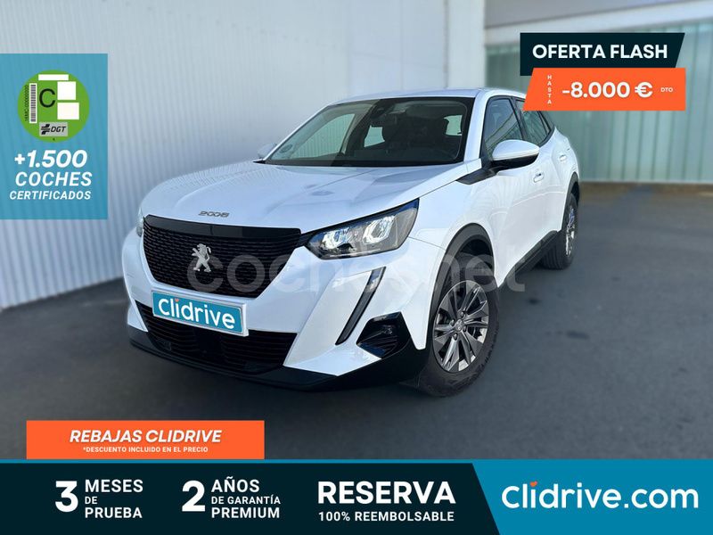 Blanco Usado 2020 Peugeot 2008 Active SUV | 12.590 € (Buen precio) - Imagen 1/3