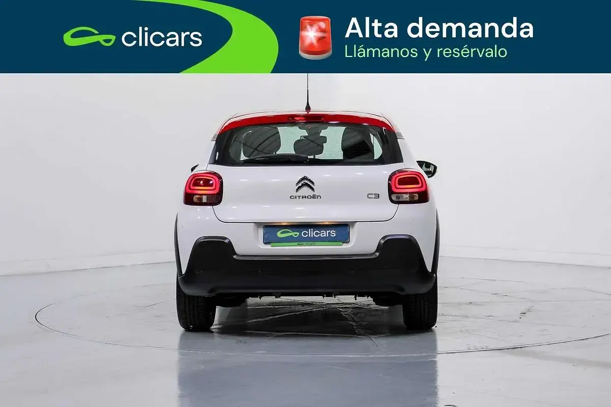 Usado Citroën C3 Feel 68 CV (50 kW) 2017 Blanco Utilitario
