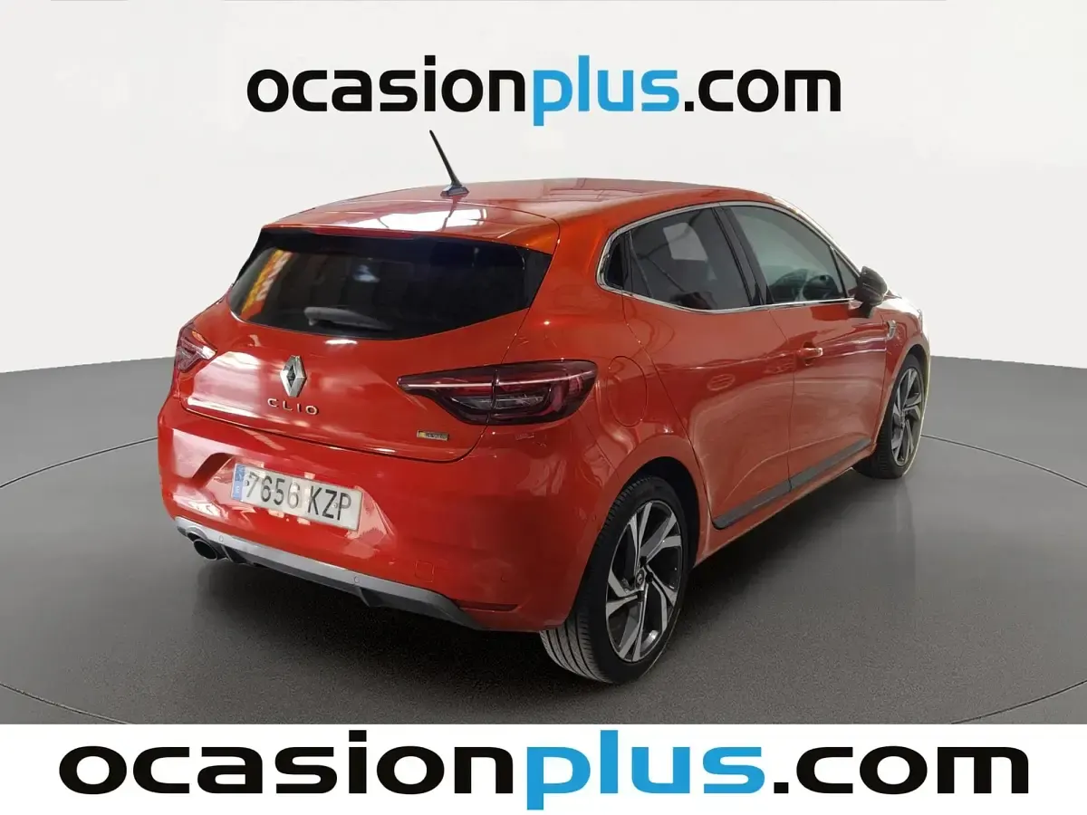 Usado Renault Clio RS Line 101 CV (74 kW) 2019 Naranja Utilitario