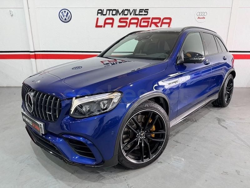 Usado Mercedes GLC63 AMG 510 CV (375 kW) 2018 Azul SUV