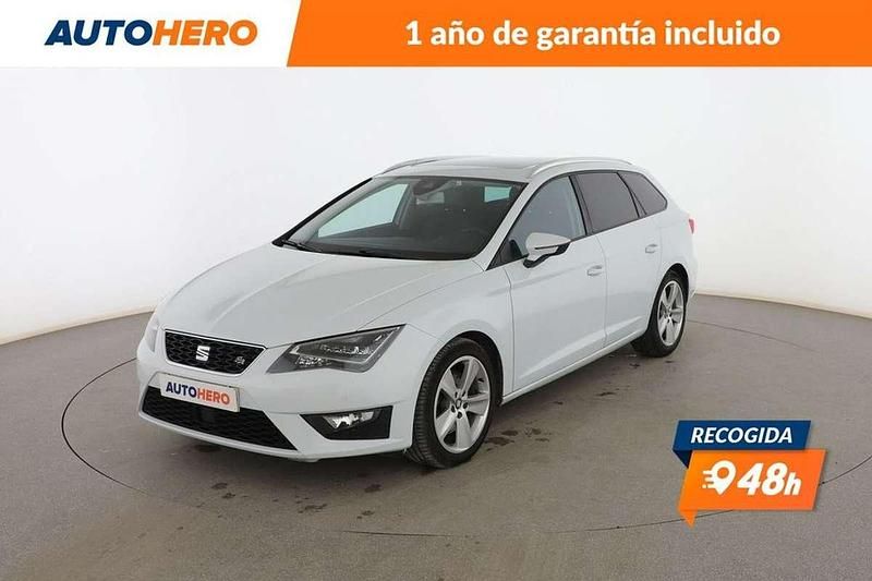 Blanco Usado 2014 Seat Leon FR Familiar | 15.199 € (Precio justo) - Imagen 1/3