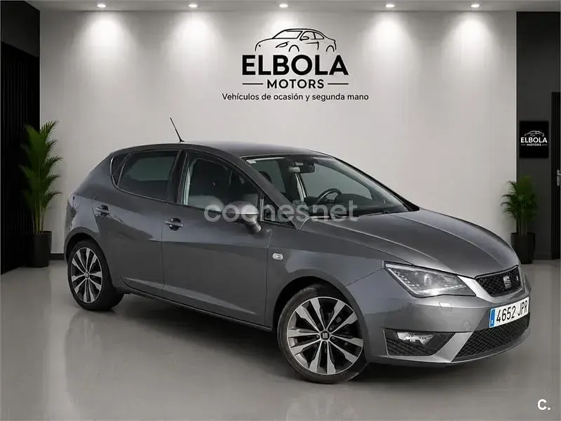 Usado Seat Ibiza FR 90 CV (66 kW) 2016 Gris / plata Berlina