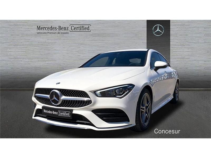 Blanco Usado 2021 Mercedes CLA180 Berlina | 32.900 € (Un poco caro) - Imagen 1/4
