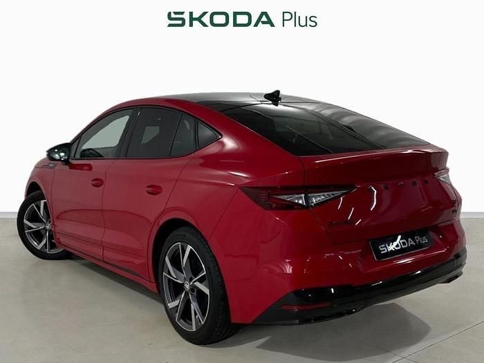 Rojo Usado 2023 Skoda Enyaq iV SportLine SUV | 40.000 € (Precio justo) - Imagen 1/4