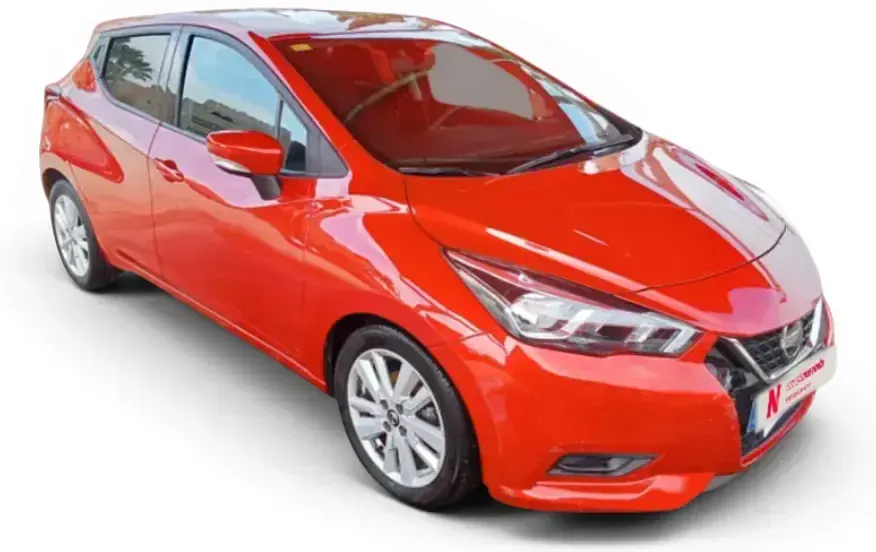 Usado Nissan Micra Acenta 101 CV (74 kW) 2020 Rojo Utilitario