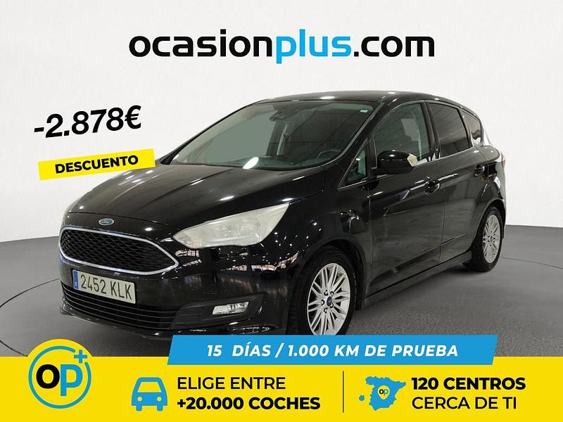 Negro Usado 2018 Ford C-MAX Trend Monovolumen | 9099 € (Buen precio) - Imagen 1/4