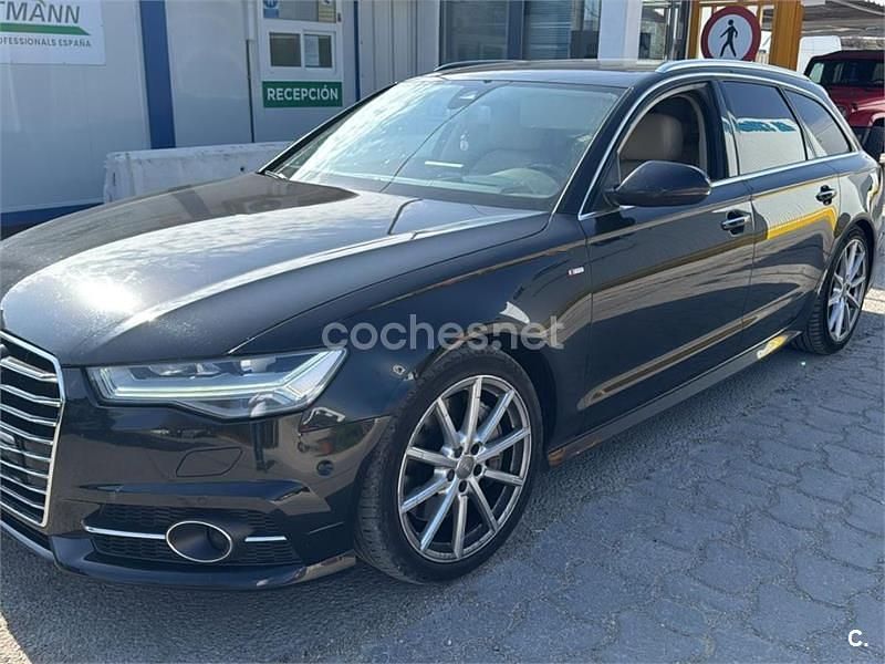 Usado Audi A6 S-Line 320 CV (235 kW) 2016 Negro Familiar