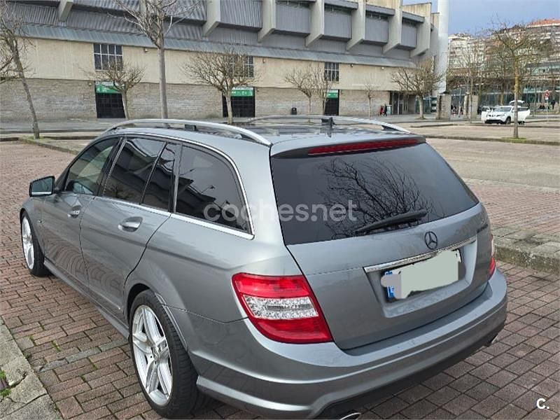 Usado Mercedes C320 Avantgarde 224 CV (164 kW) 2009 Gris / plata Familiar