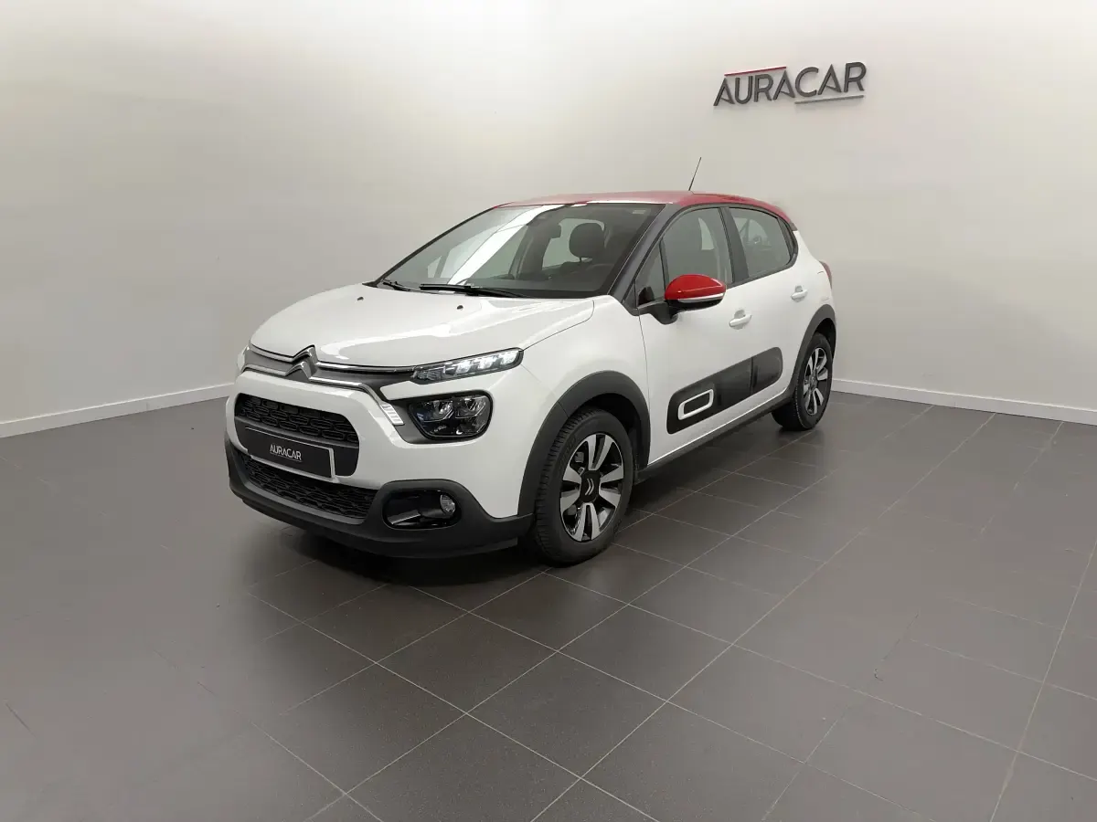 Usado Citroën C3 Feel 102 CV (75 kW) 2021 Blanco Utilitario