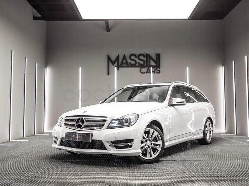 Usado Mercedes C250 Avantgarde 204 CV (150 kW) 2013 Blanco Familiar