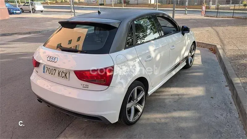 Usado Audi A1 Sportback S-Line 95 CV (69 kW) 2018 Blanco Utilitario