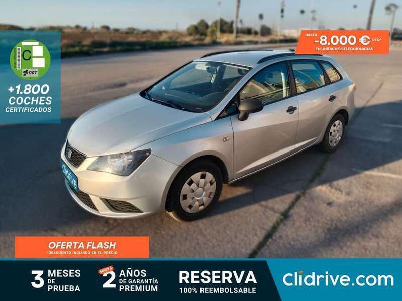Gris Usado 2012 Seat Ibiza ST Reference Familiar | 6890 € (Buen precio) - Imagen 1/3