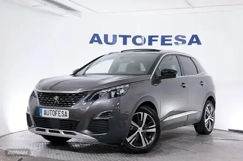 Gris Usado 2018 Peugeot 3008 GT-line SUV | 14.650 € (Precio justo) - Imagen 1/4