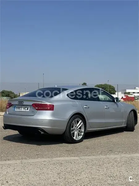 Usado Audi A5 Sportback 211 CV (155 kW) 2011 Gris / plata Utilitario