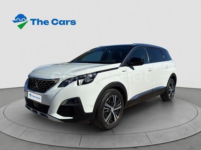 Blanco Usado 2018 Peugeot 5008 GT-line Monovolumen | 20.490 € (Un poco caro) - Imagen 1/4
